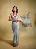 Buy-Dream Veils - Crepe Saree-Cyahi-Online