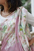 Buy-Mauve Joys - Satin Saree-Cyahi-Online